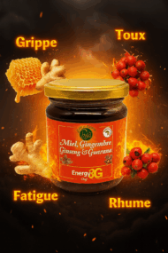 Miel gingembre ginseng et guarana Énergie 3G🔥 Chifa – Image 2