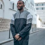 Qamis jogging sport fermeture zip