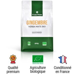FRATÉ MATÉ GINGEMBRE BIO 500gr – Image 3