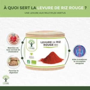 Levure de riz rouge bio 60 gélules – Image 3