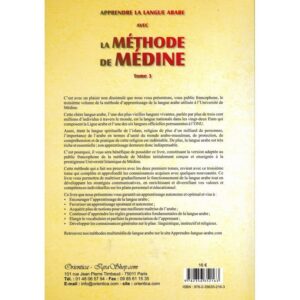 LA MÉTHODE DE MÉDINE : TOME 3 / ORIENTICA – Image 2