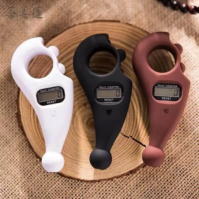 1000022073.jpg Tasbih Digital Chapelet Electronique Avec Ecran LCD et Compteur Intégré Pour Prière, Méditation et Relaxation. – Image 1