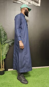 Qamis de LUXE Saoudien Bleu – Image 2