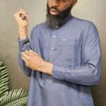 Qamis de LUXE Saoudien Bleu