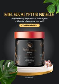Nigella Honey (Miel d'eucalyptus bio à la nigelle) 250g – – Image 2
