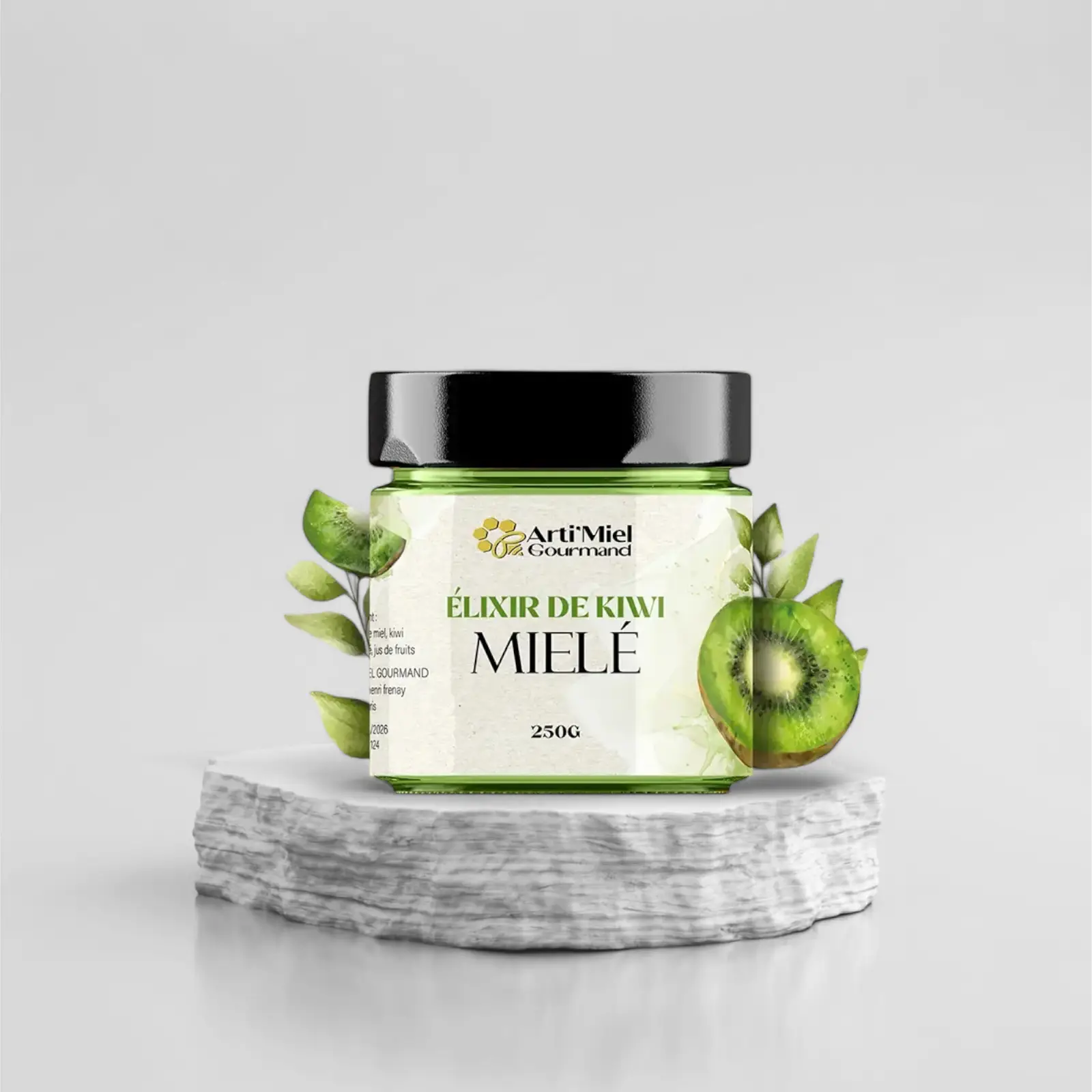 1000085055.png Miel crémeux kiwi 250g – Arti’Miel Gourmand – Image 1