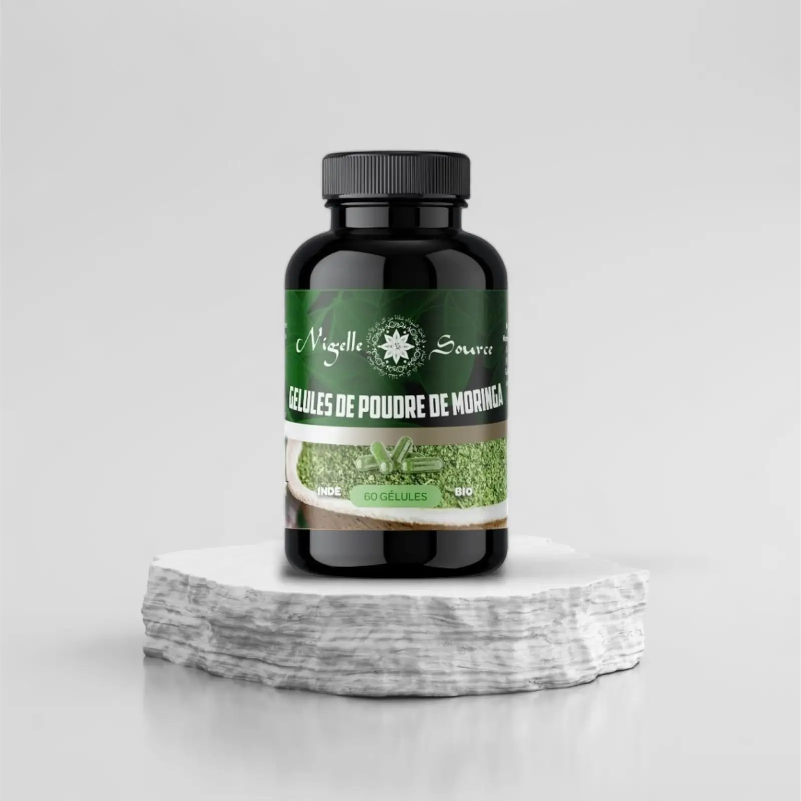Gélules de poudre de Moringa - 60 gélules 