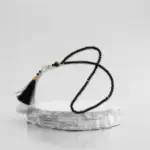 Chapelet (Sebha) de luxe à 99 perles - Couleur noir