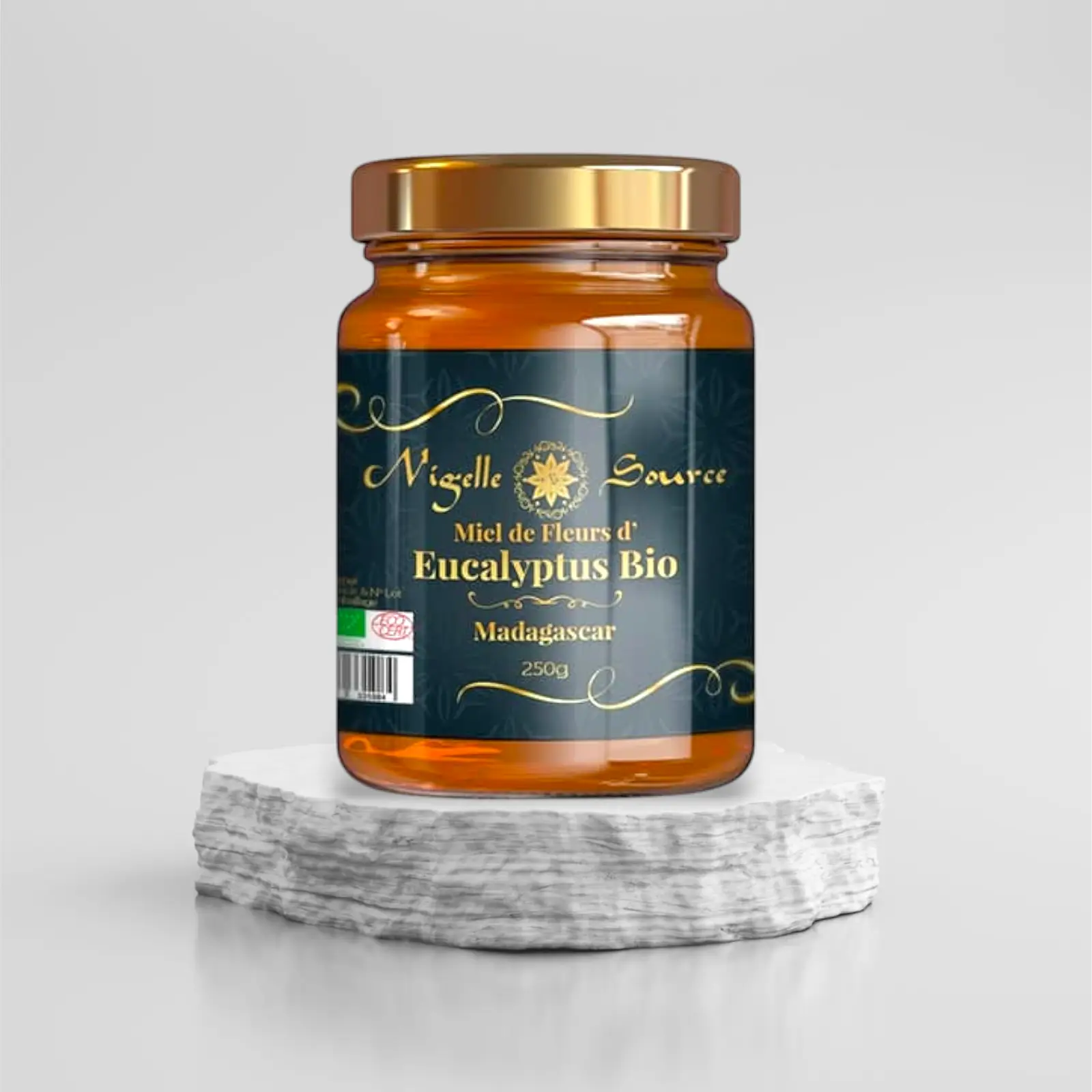 1000086403.png MIEL DE FLEURS D'EUCALYPTUS DE MADAGASCAR 250gr – Image 1