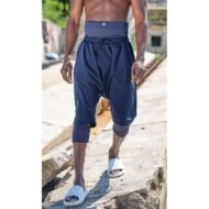 Sarouel Swimshort Vert Amande et BLeu Marine – Qaba’il S24 | Confort & Élégance Halal – Image 3