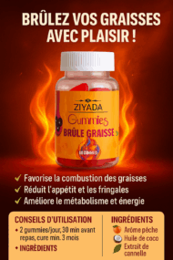 🔥 ZIYADA Gummies Brûle Graisse – Le secret minceur gourmand, naturel et efficace ! 🔥 – Image 2
